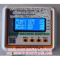 TC-56 DİJİTAL DEVİR SAATİ ve KONTROL PANELİ