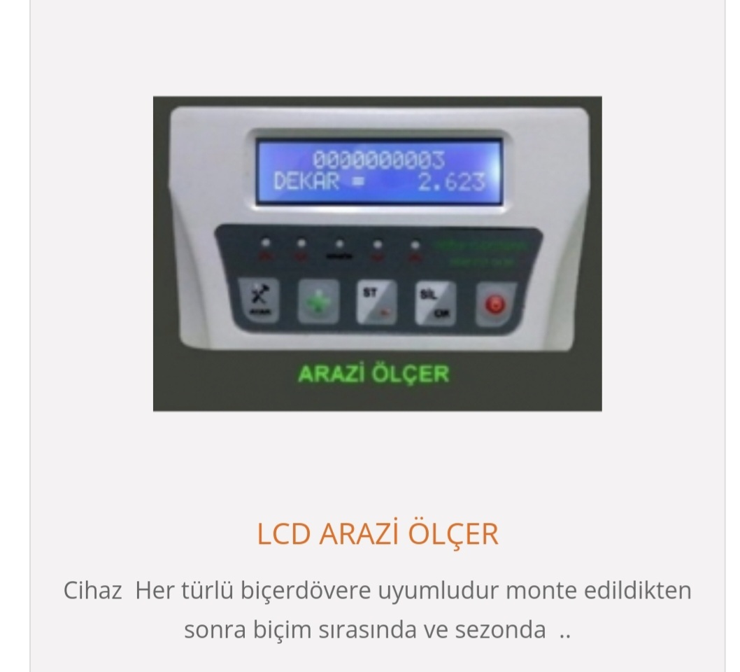 ARAZI + SARJ ÖLÇÜM CİHAZI 